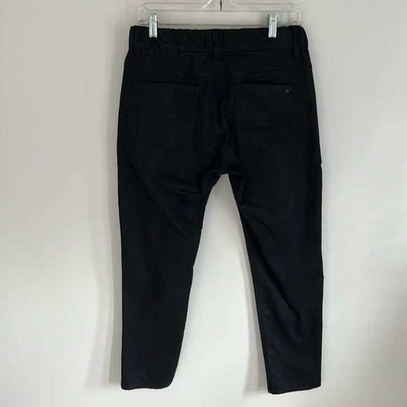 Bevy Flog Black Snakeprint Button Fly Pants - Picture 3 of 9